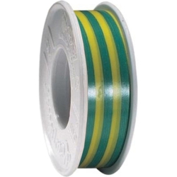 Taśma izolacyjna Coroplast PVC 302 19mm x 25m żółto-zielona